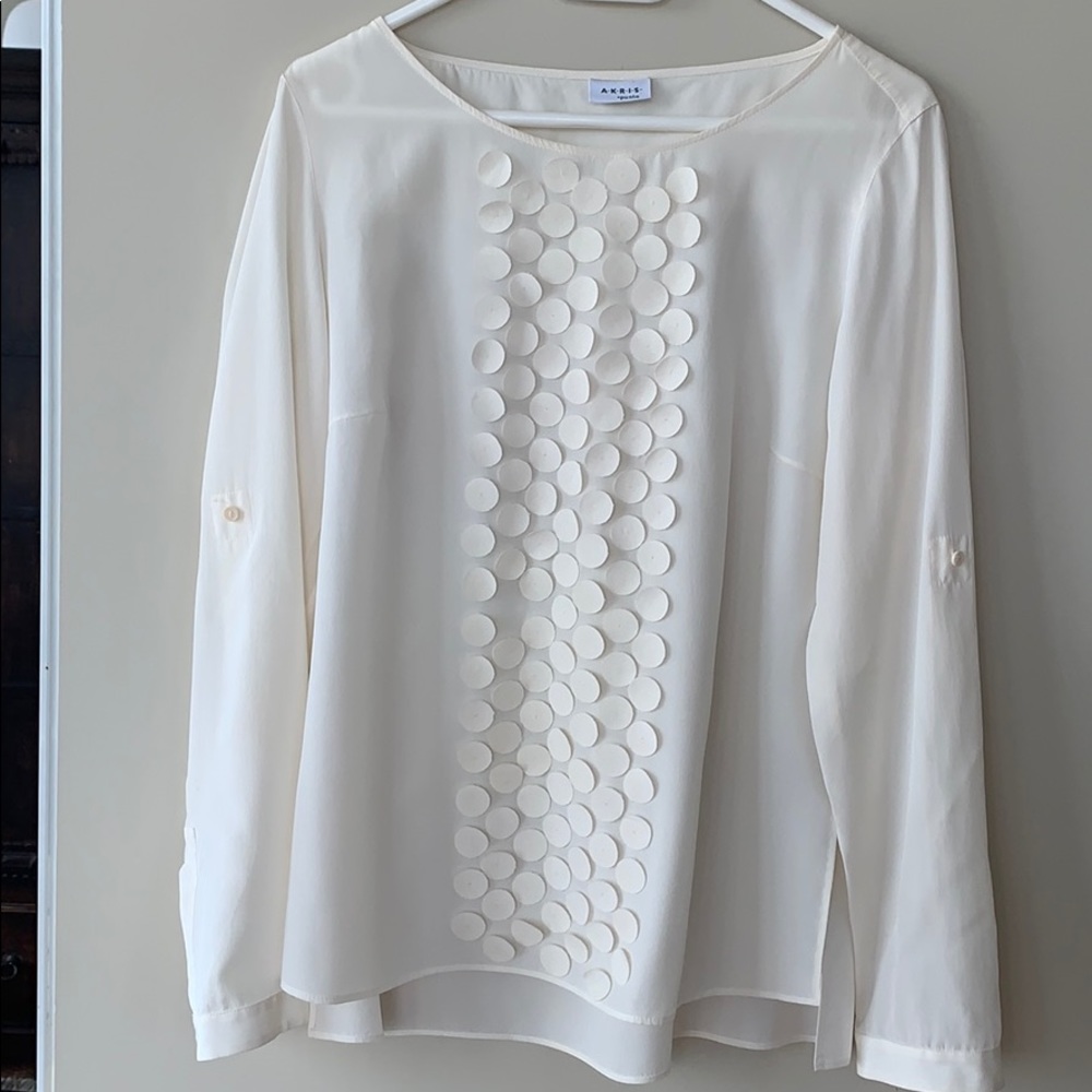 Akris Punto 100% Silk Blouse